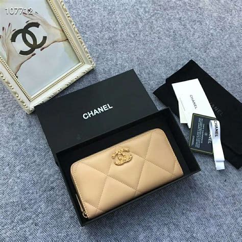 chanel long wallet lambskin